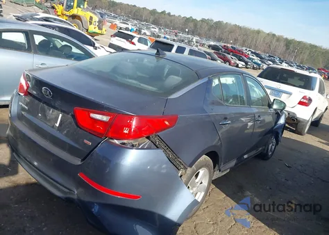 2015 Kia Optima Lx z USA, uszkodzony, nr VIN 5XXGM4A77FG440682